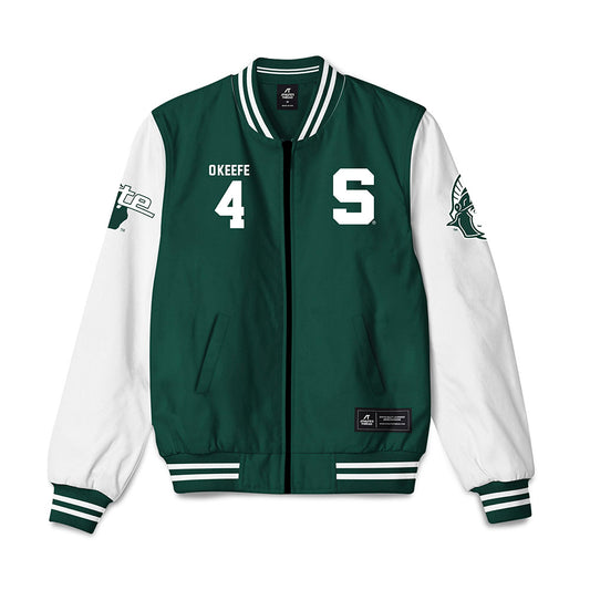 Michigan State - NCAA Men's Soccer : Conner O'Keefe - Bomber Jacket-0