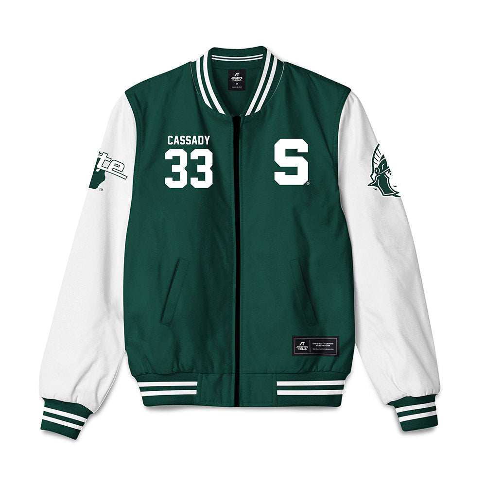 Michigan State - NCAA Softball : Carsyn Cassady - Bomber Jacket-0