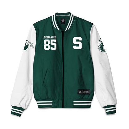 Michigan State - NCAA Football : Stephen Gonzales - Bomber Jacket-0