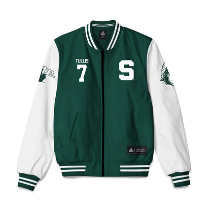 Michigan State - NCAA Football : Brandon Tullis - Bomber Jacket-0