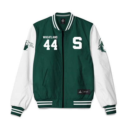 Michigan State - NCAA Football : Caleb Wheatland - Bomber Jacket-0