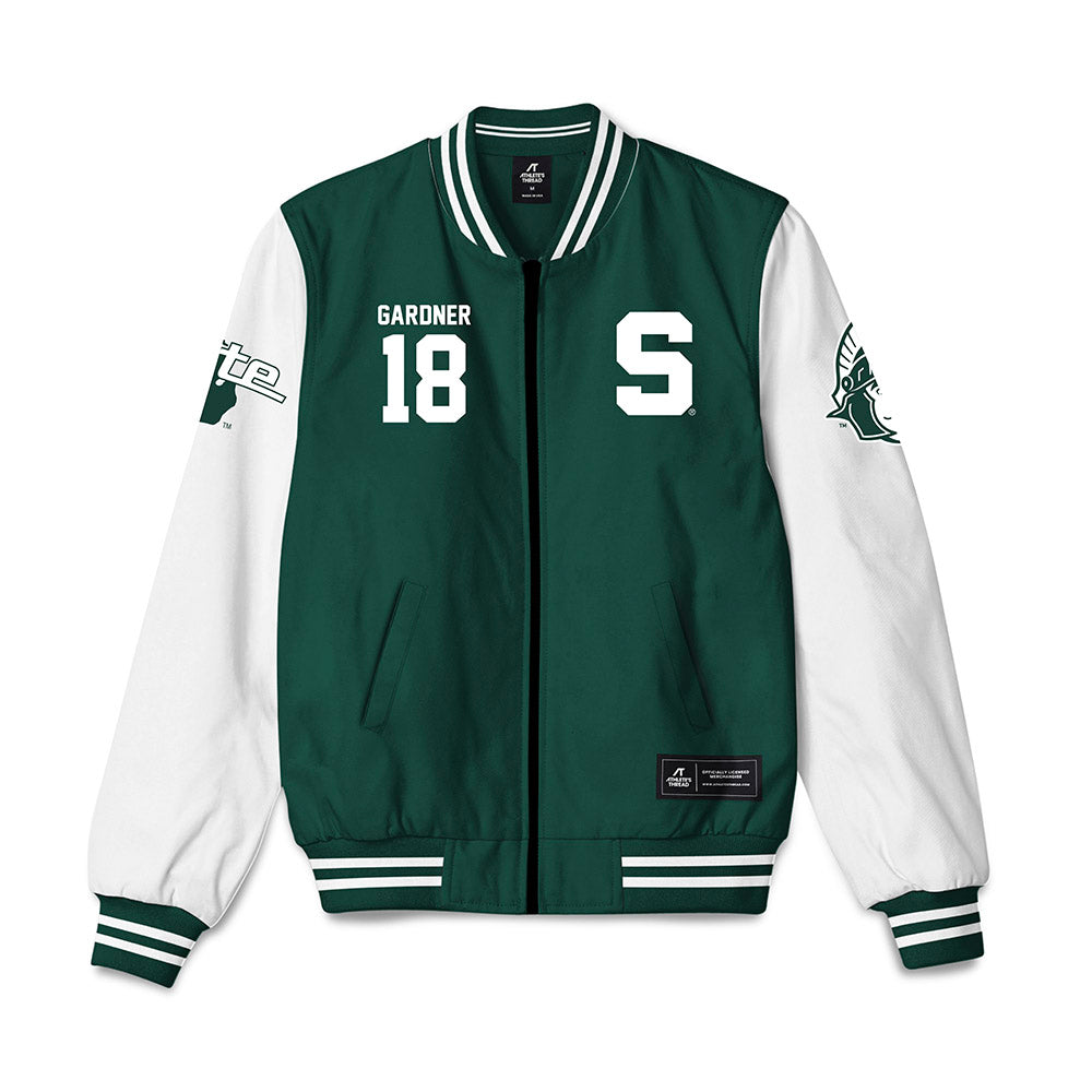 Michigan State - NCAA Football : Jameel Gardner - Bomber Jacket-0