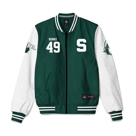 Michigan State - NCAA Men's Basketball : Anton Bonke - Bomber Jacket-0