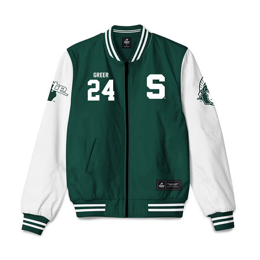 Michigan State - NCAA Softball : Hannah Greer - Bomber Jacket