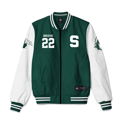 Michigan State - NCAA Men's Soccer : Per Reinert Bredvei - Bomber Jacket-0