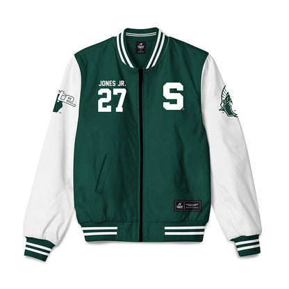Michigan State - NCAA Football : Darrin Jones Jr. - Bomber Jacket-0
