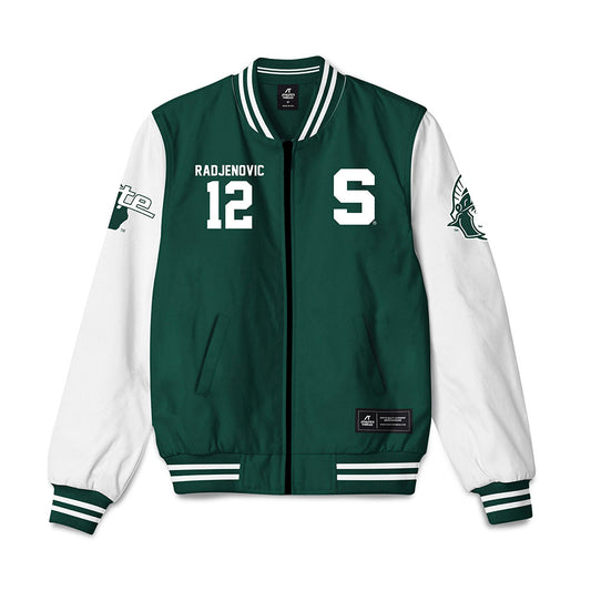 Michigan State - NCAA Men's Tennis : Vuk Radjenovic - Bomber Jacket-0
