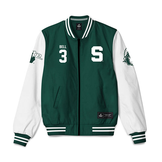 Michigan State - NCAA Football : Tre Bell - Bomber Jacket-0