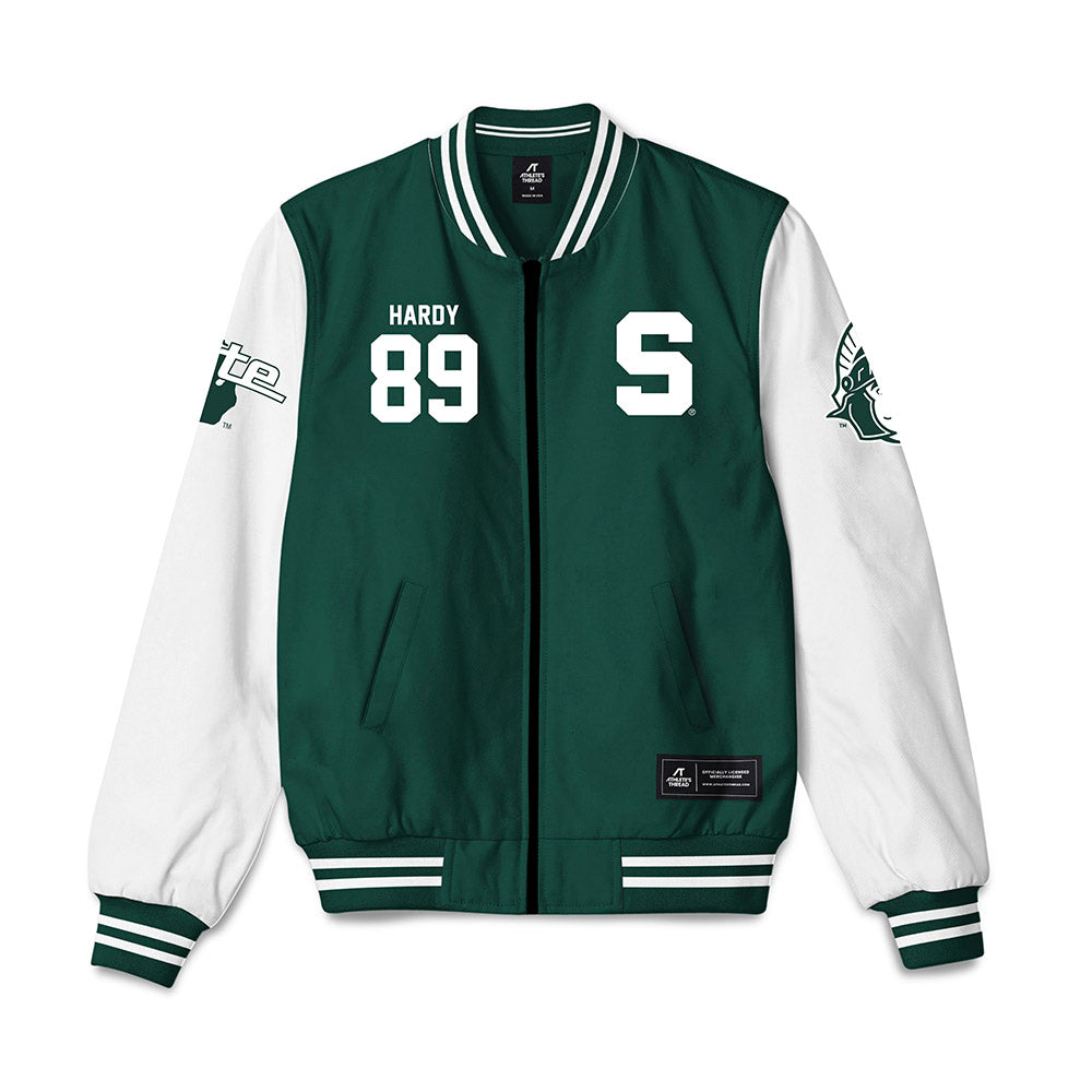 Michigan State - NCAA Football : Nick hardy - Bomber Jacket-0