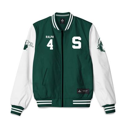 Michigan State - NCAA Men's Ice Hockey : Colin Ralph - Bomber Jacket-0