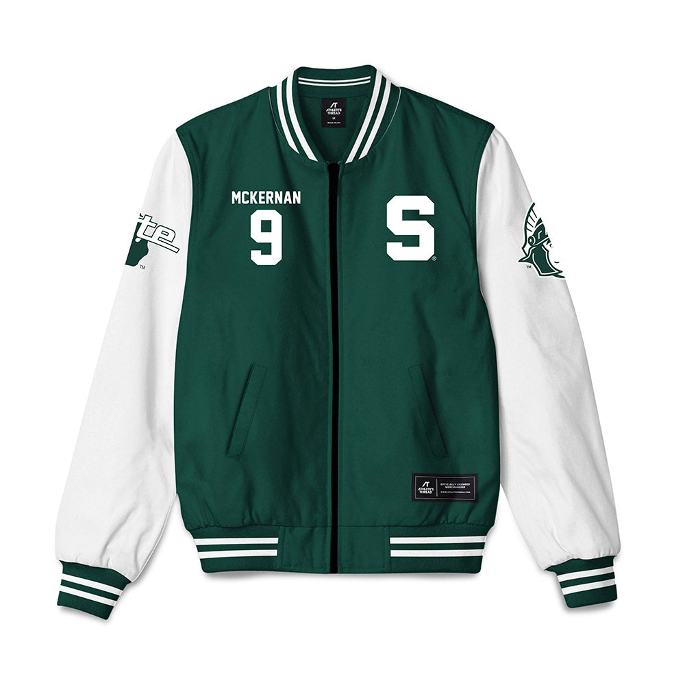 Michigan State - NCAA Women's Field Hockey : Ella McKernan - Bomber Jacket-0