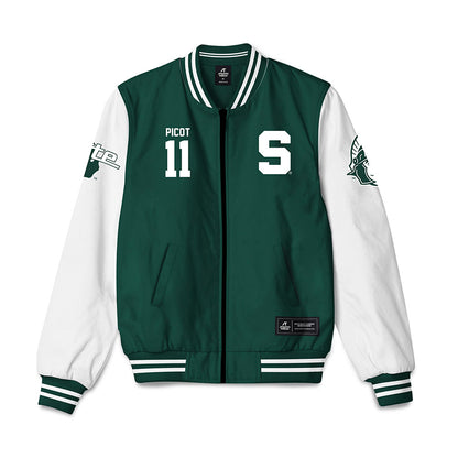 Michigan State - NCAA Baseball : Parker Picot - Bomber Jacket-0