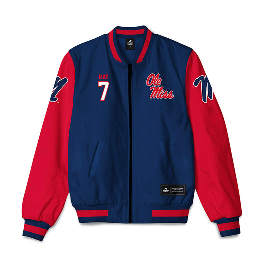 Ole Miss - NCAA Football : Traylon Ray - Bomber Jacket-0