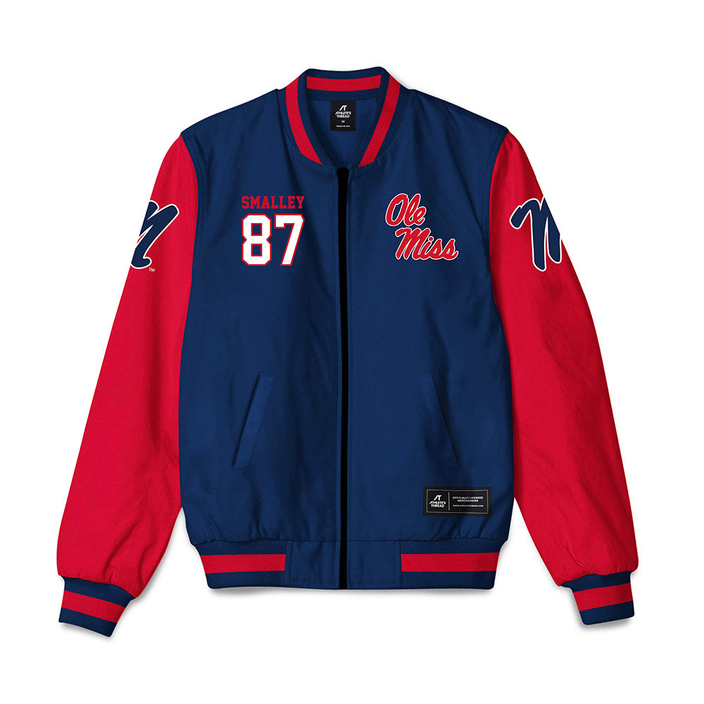 Ole Miss - NCAA Football : Wyatt Smalley - Bomber Jacket-0