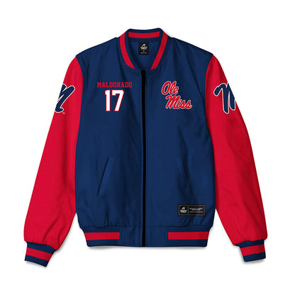 Ole Miss - NCAA Football : Jonathan Maldonado - Bomber Jacket-0