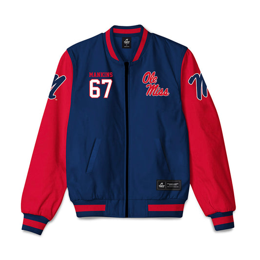 Ole Miss - NCAA Football : Kane Mankins - Bomber Jacket-0