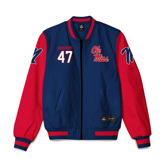 Ole Miss - NCAA Football : Anthony Aguirre - Bomber Jacket-0