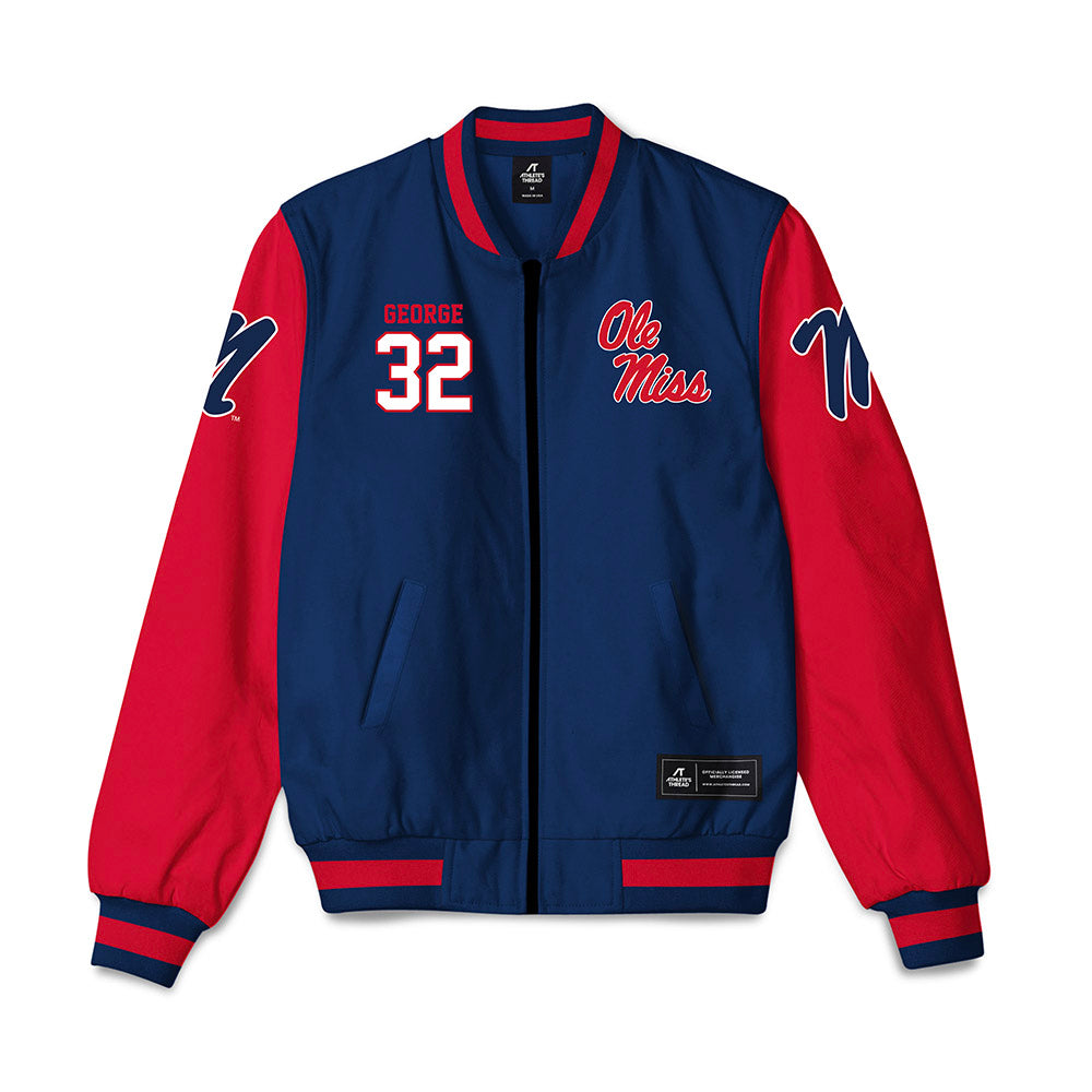 Ole Miss - NCAA Softball : Madi George - Bomber Jacket-0