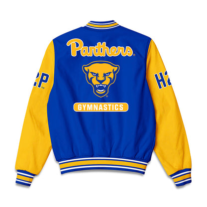 Pittsburgh - NCAA Women's Gymnastics : Hailey Avellar - Bomber Jacket-1