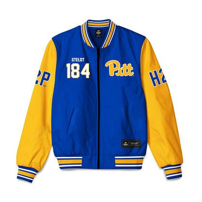 Pittsburgh - NCAA Wrestling : Tristan Steldt - Bomber Jacket-0