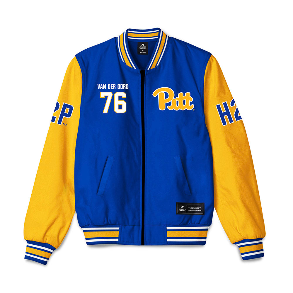 Pittsburgh - NCAA Football : Michael Van der Oord - Bomber Jacket-0