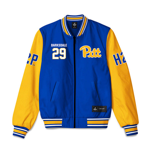 Pittsburgh - NCAA Football : Da'Ron Barksdale - Bomber Jacket-0