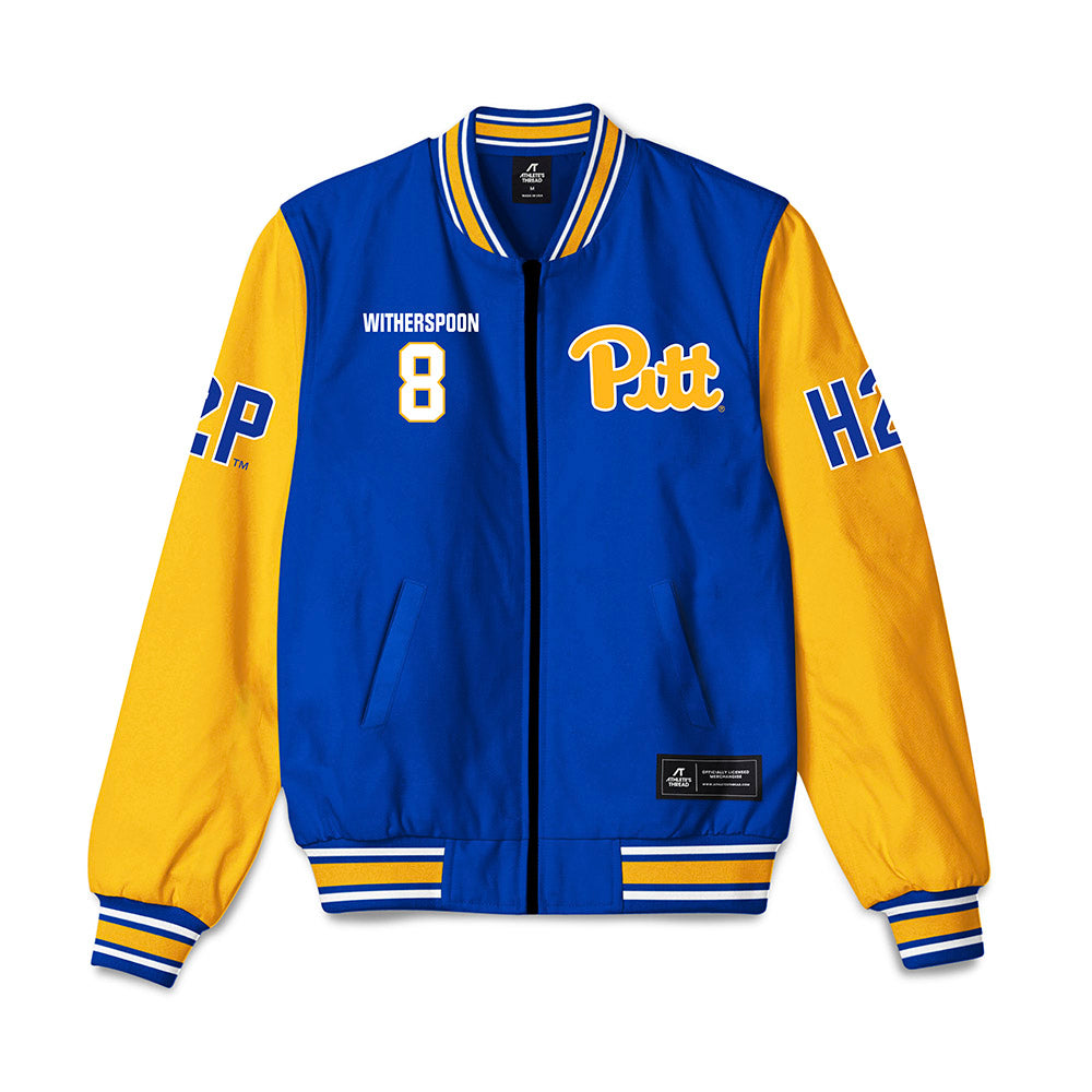 Pittsburgh - NCAA Men's Basketball : Omari Witherspoon - Bomber Jacket-0