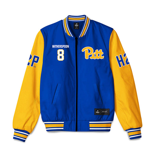 Pittsburgh - NCAA Men's Basketball : Omari Witherspoon - Bomber Jacket-0