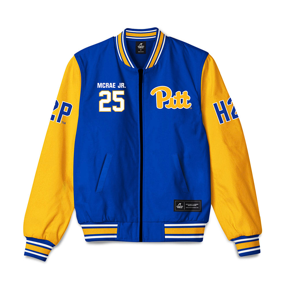 Pittsburgh - NCAA Football : Kentrail McRae Jr. - Bomber Jacket-0