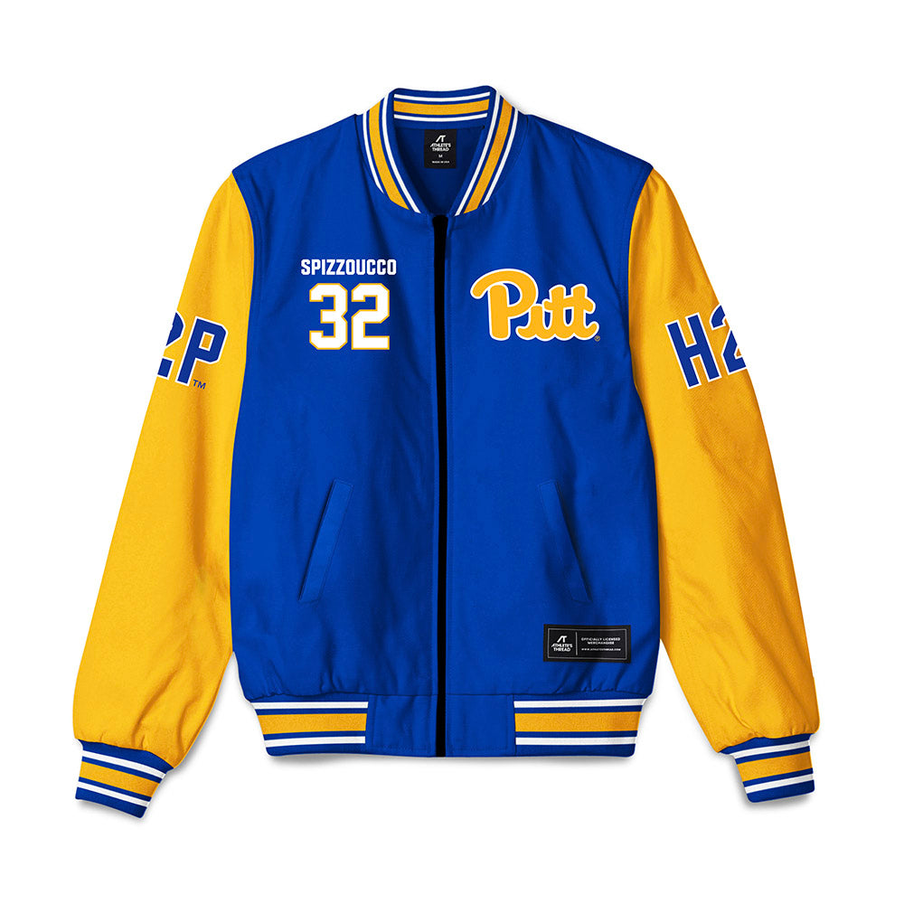 Pittsburgh - NCAA Baseball : Vincent Spizzoucco - Bomber Jacket-0