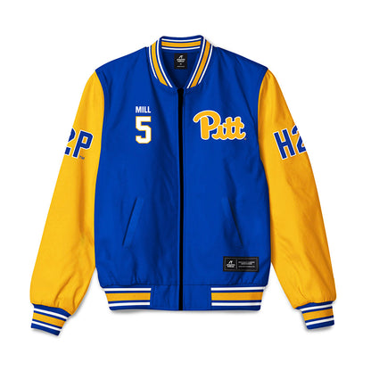 Pittsburgh - NCAA Women's Lacrosse : Madeline Mill - Bomber Jacket-0