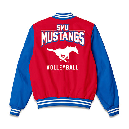 SMU - NCAA Women's Volleyball : Suliane Davis - Bomber Jacket-1