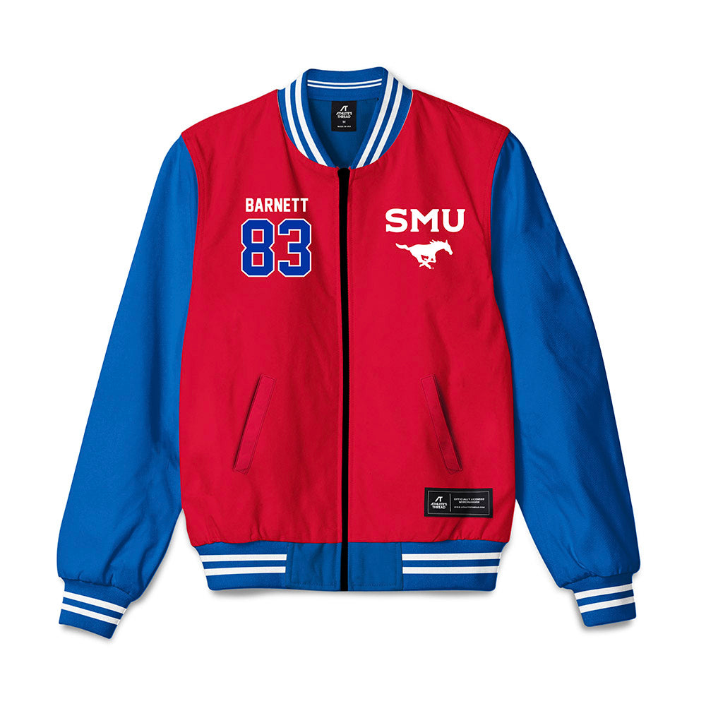 SMU - NCAA Football : Xzavier Barnett - Bomber Jacket-0