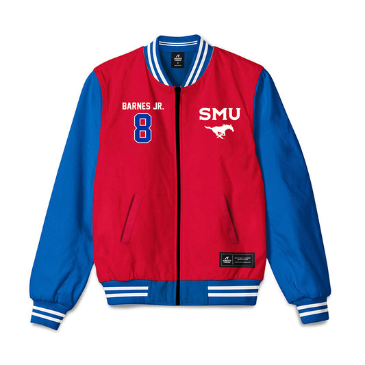 SMU - NCAA Football : Marcellus Barnes Jr. - Bomber Jacket-0