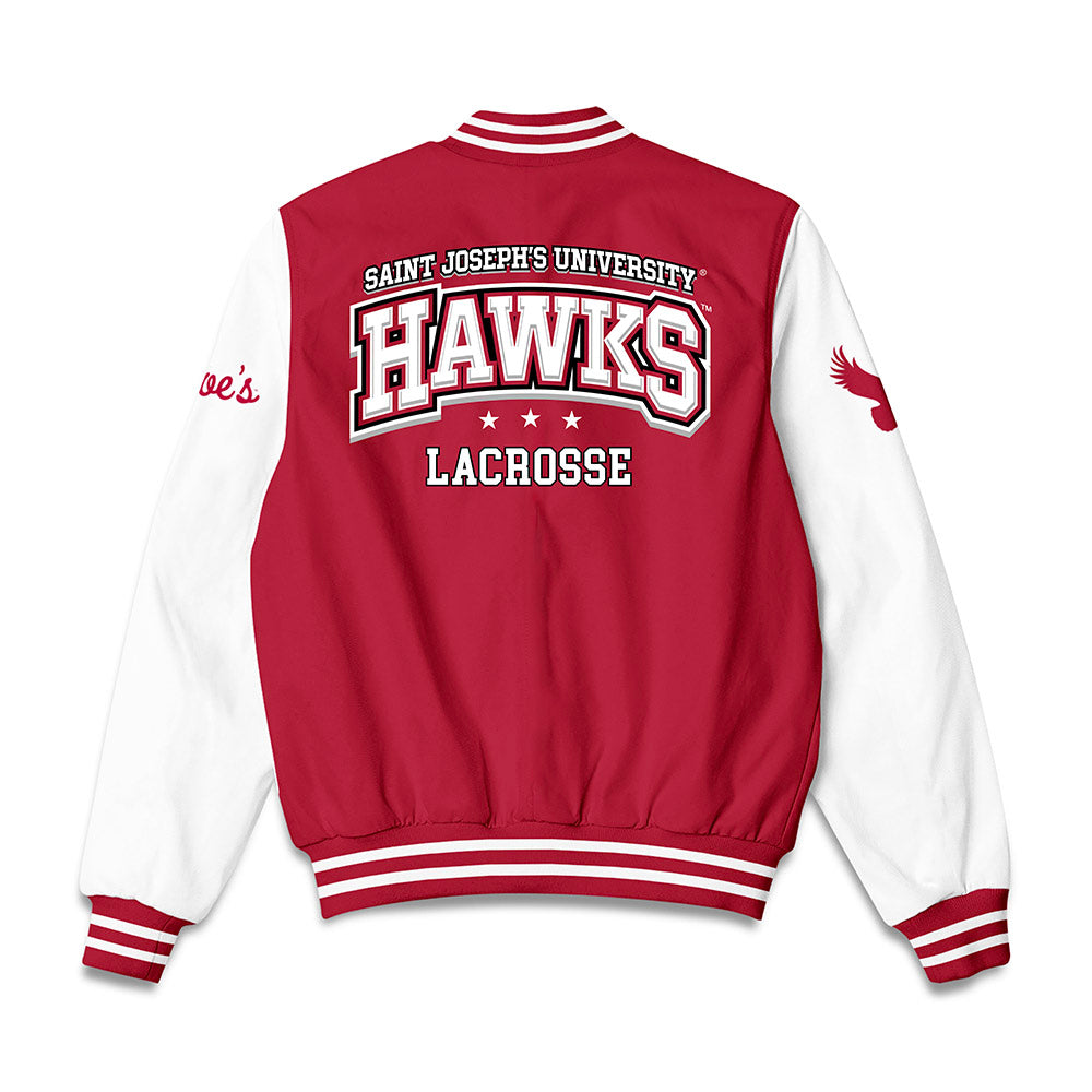 St. Joe's - NCAA Men's Lacrosse : Zion Garcia - Bomber Jacket-1