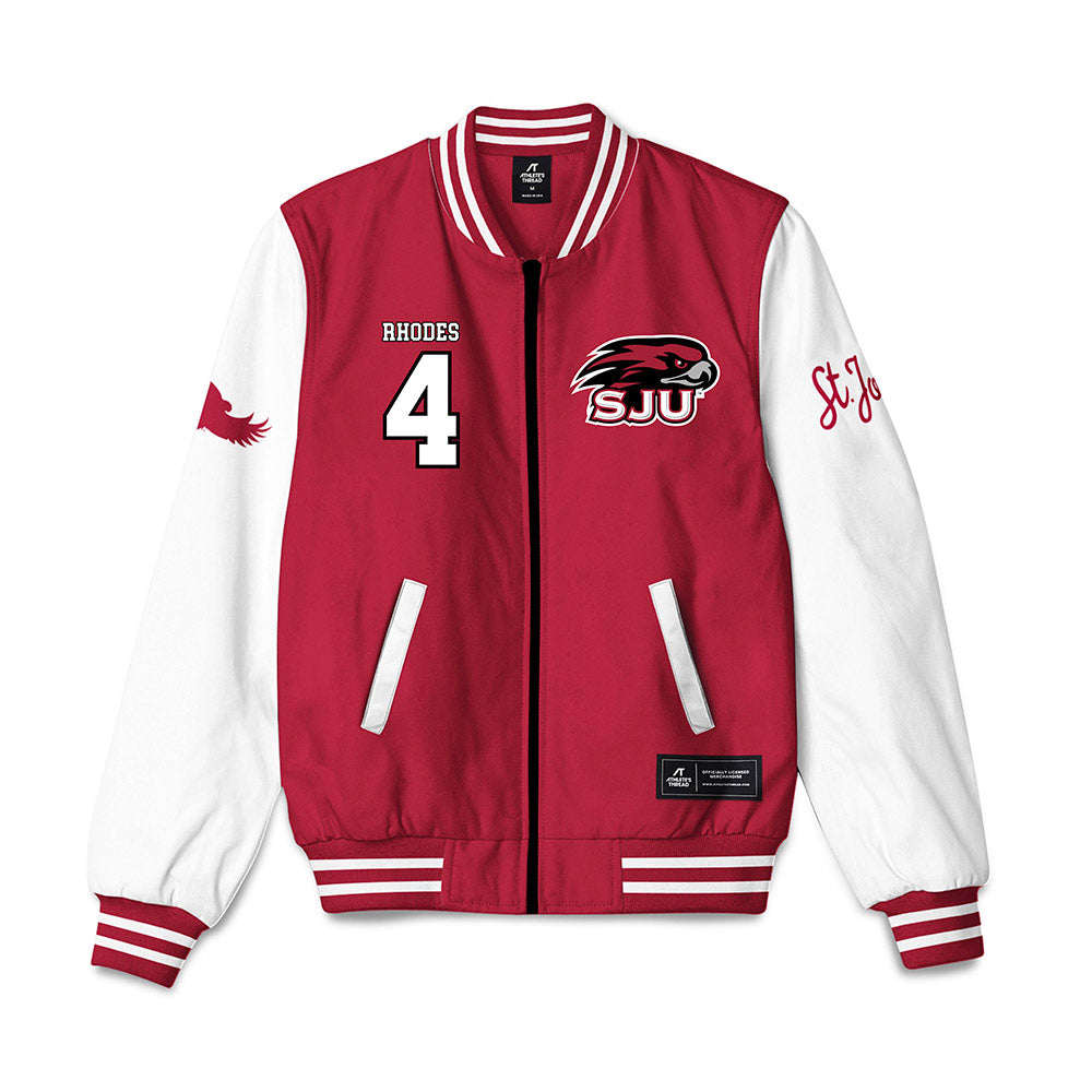 St. Joe's - NCAA Women's Soccer : Ashley Rhodes - Bomber Jacket-0
