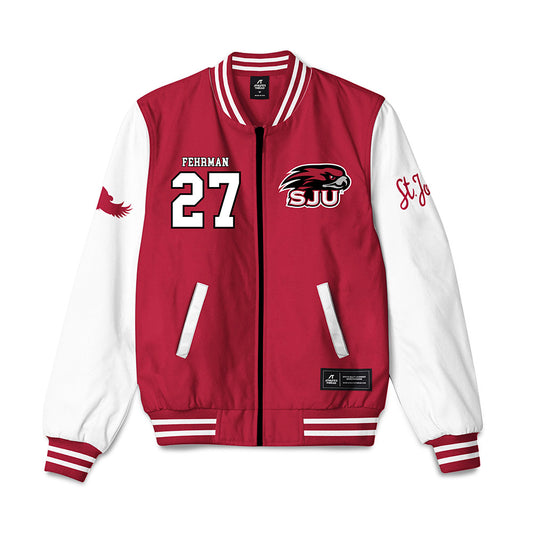 St. Joe's - NCAA Baseball : Cole Fehrman - Bomber Jacket-0