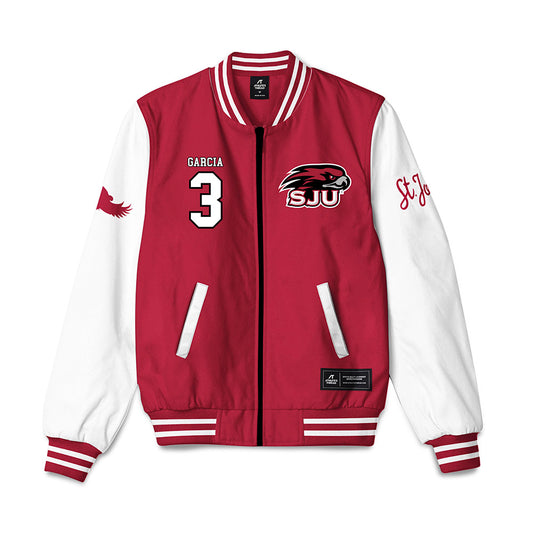 St. Joe's - NCAA Men's Lacrosse : Zion Garcia - Bomber Jacket-0