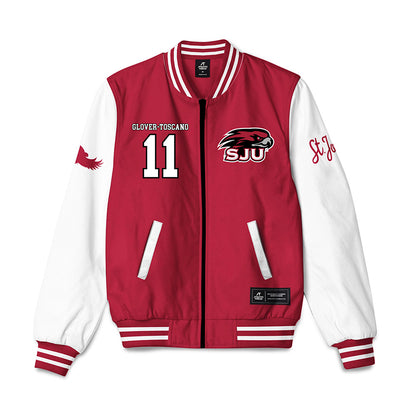 St. Joe's - NCAA Men's Basketball : Jaiden Glover-Toscano - Bomber Jacket-0