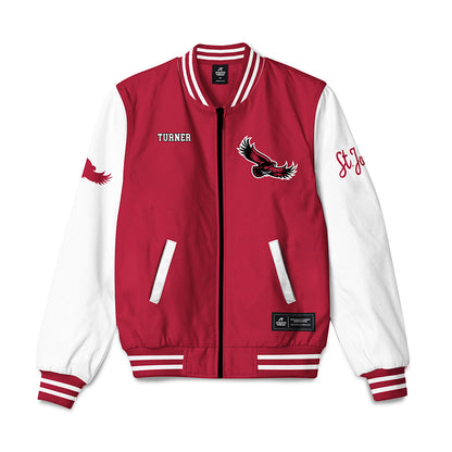 St. Joe's - NCAA Men's Track & Field : Elijah Turner - Bomber Jacket-0