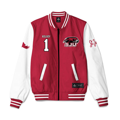 St. Joe's - NCAA Baseball : Alex Kelsey - Bomber Jacket-0