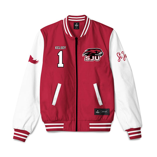 St. Joe's - NCAA Baseball : Alex Kelsey - Bomber Jacket-0