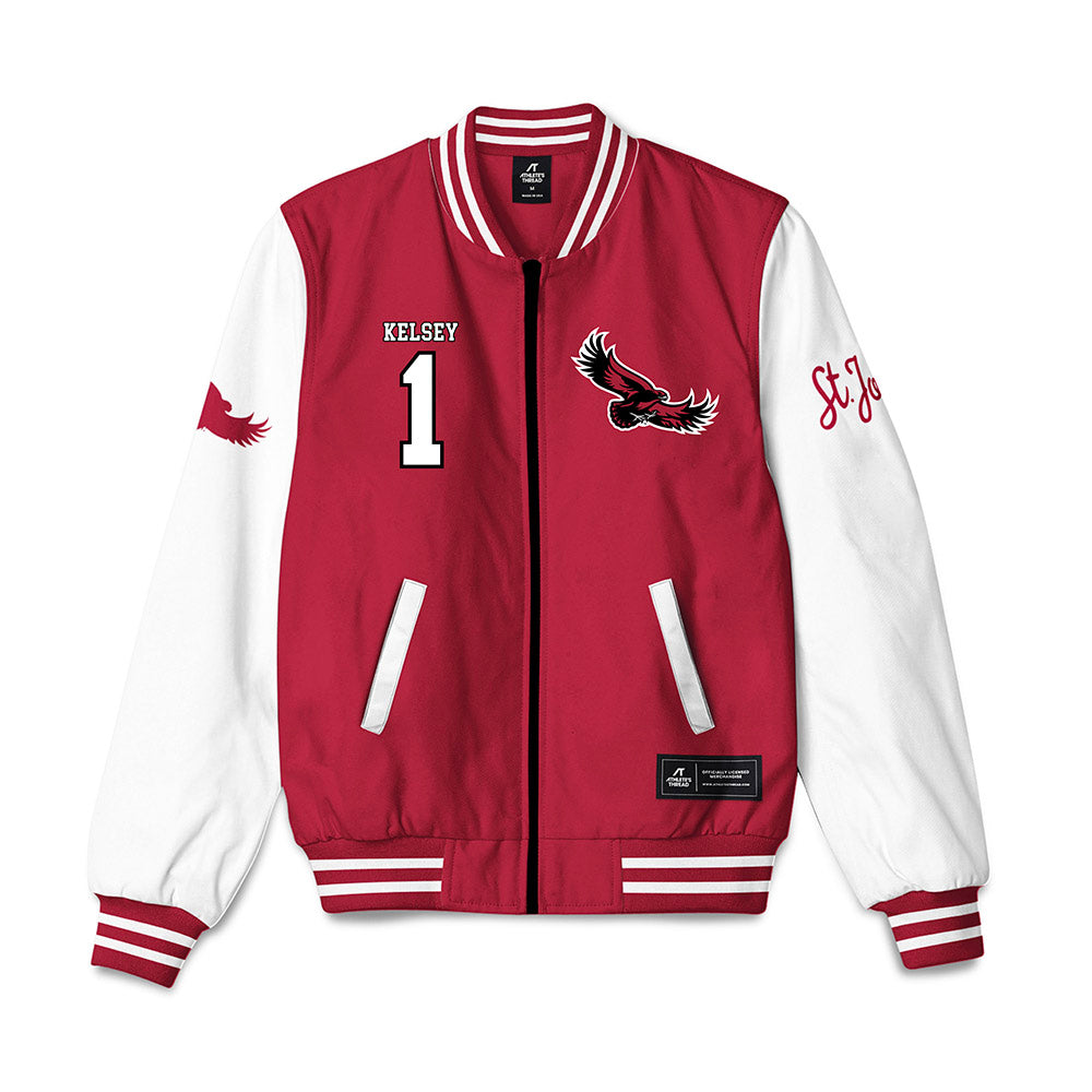 St. Joe's - NCAA Baseball : Alex Kelsey - Bomber Jacket-0