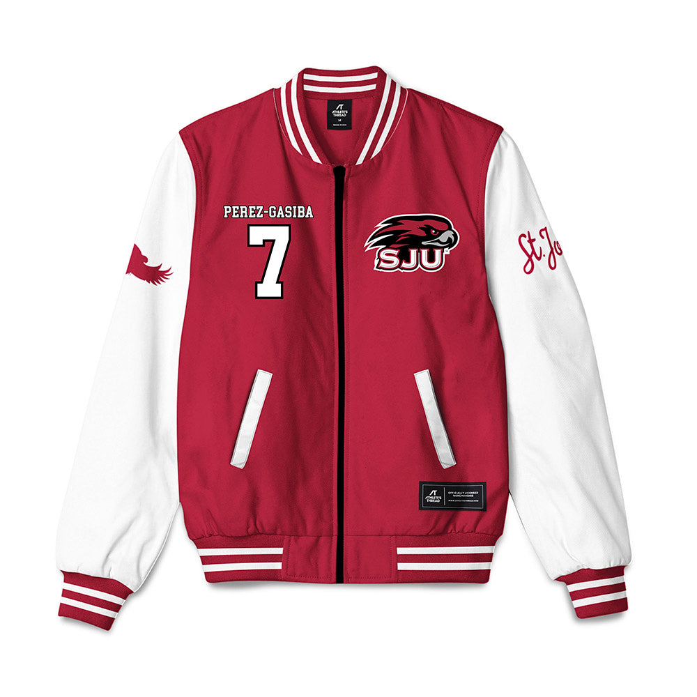 St. Joe's - NCAA Men's Soccer : Sebastian Perez-Gasiba - Bomber Jacket-0