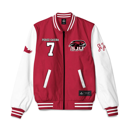 St. Joe's - NCAA Men's Soccer : Sebastian Perez-Gasiba - Bomber Jacket-0