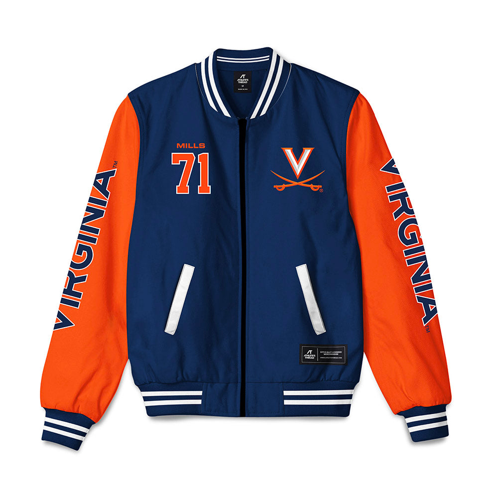 Virginia - NCAA Football : Monroe Mills - Bomber Jacket-0