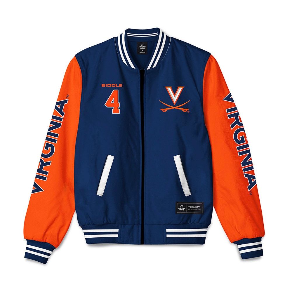Virginia - NCAA Softball : Brie Biddle - Bomber Jacket-0