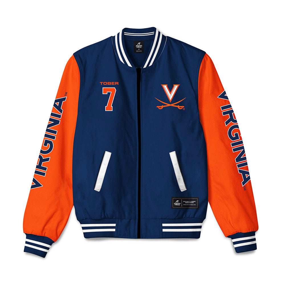 Virginia - NCAA Softball : Hannah Tober - Bomber Jacket-0