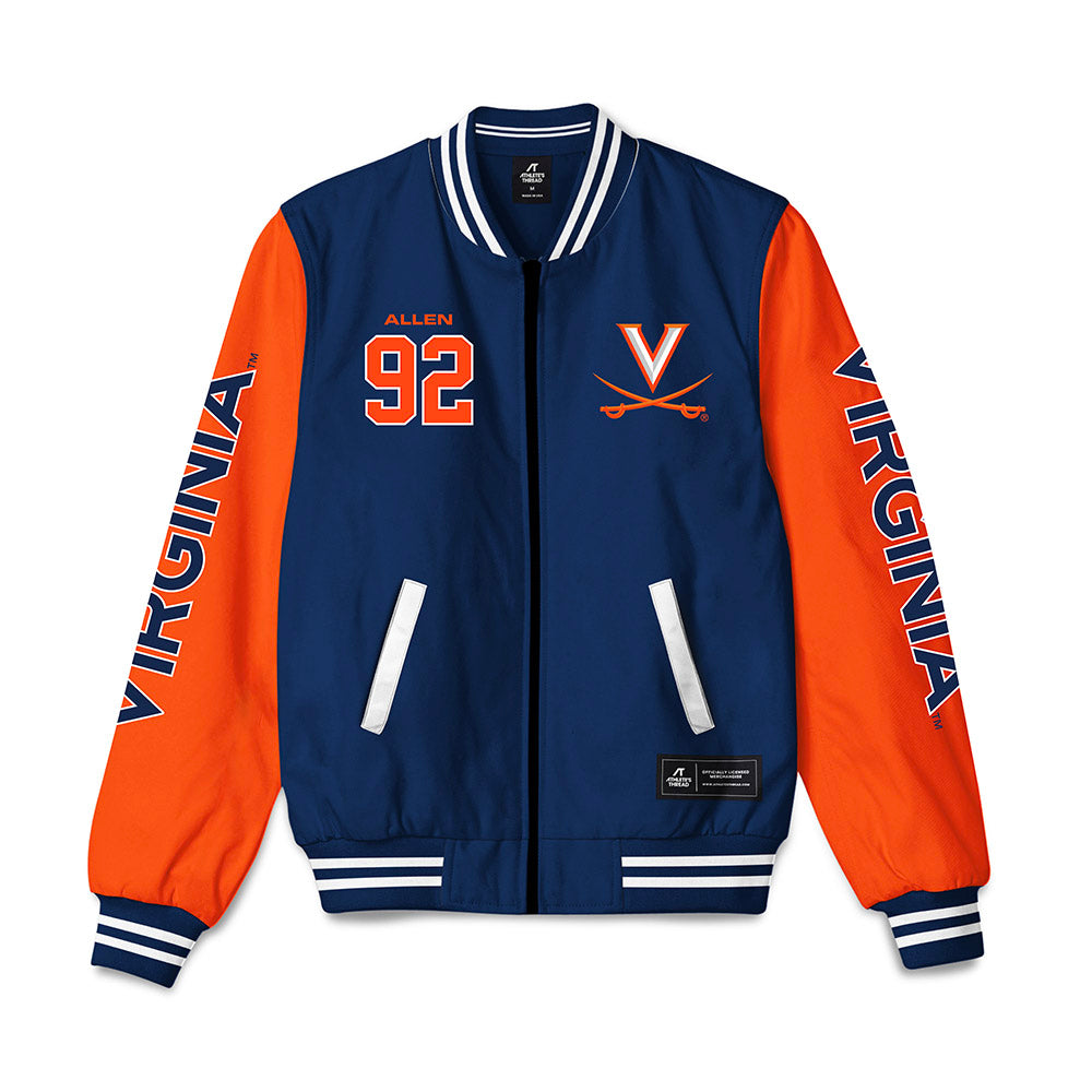 Virginia - NCAA Football : Jonathan Allen - Bomber Jacket-0