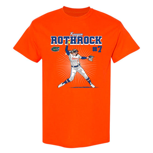 Florida - NCAA Softball : Keagan Rothrock - T-Shirt Individual Caricature
